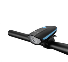 2-in-1 250 Lumen USB-Rechargeable Commuter Bike Light and Horn