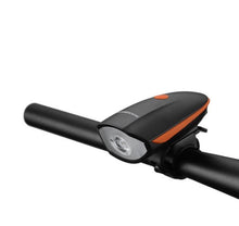 2-in-1 250 Lumen USB-Rechargeable Commuter Bike Light and Horn