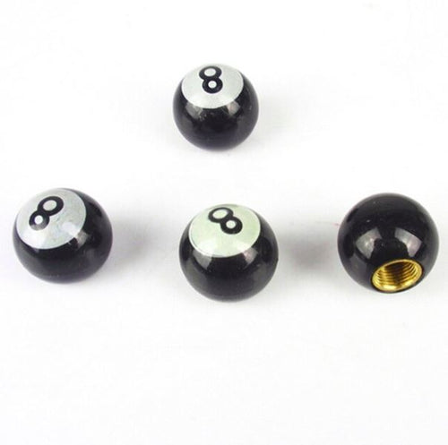 Decorative 8-Ball Valve Caps
