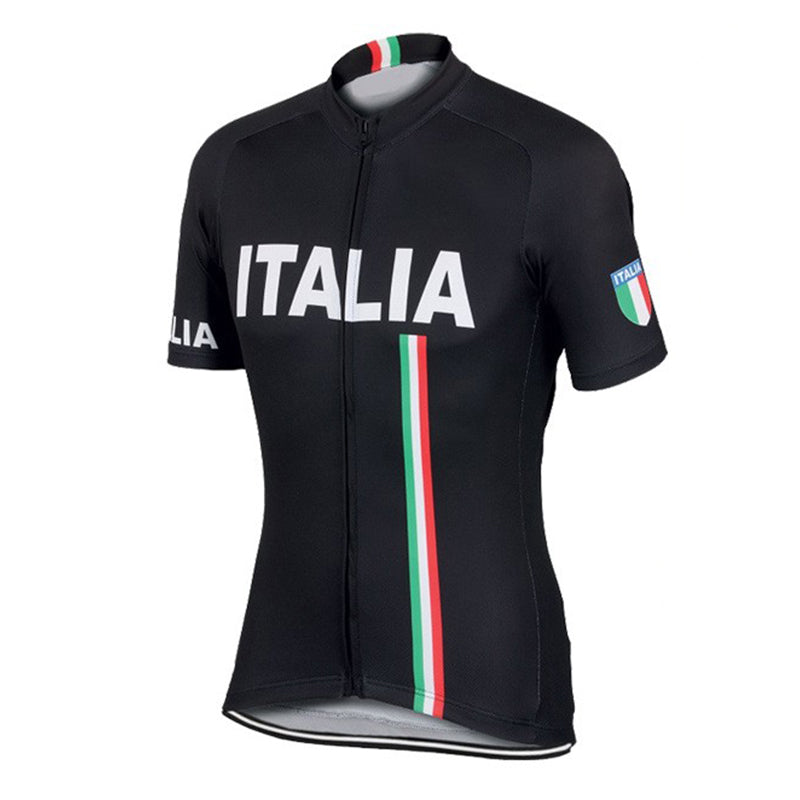 Men's Italia Pro Cycling Jersey (Black)
