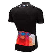 Men's Kaleidoscope Cycling Jersey (Orange/Black)