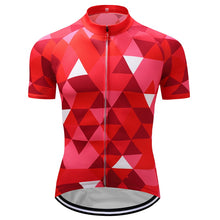 Men's Kaleidoscope Cycling Jersey (Red)