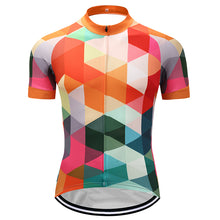 Men's Kaleidoscope Cycling Jersey (Orange)