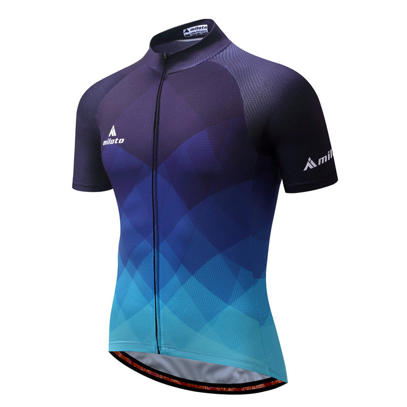 Men's Miloto Race Fit Jersey (Blue)