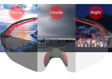 Photochromic Cycling Glasses (Black/Red)
