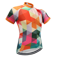 Men's Kaleidoscope Cycling Jersey (Orange)