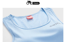Women's Santic Sleeveless Top (Sky Blue)
