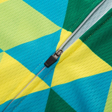 Men's Kaleidoscope Cycling Jersey (Yellow)