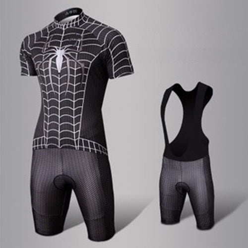 Men's Spiderman Cycling Kit (Black)