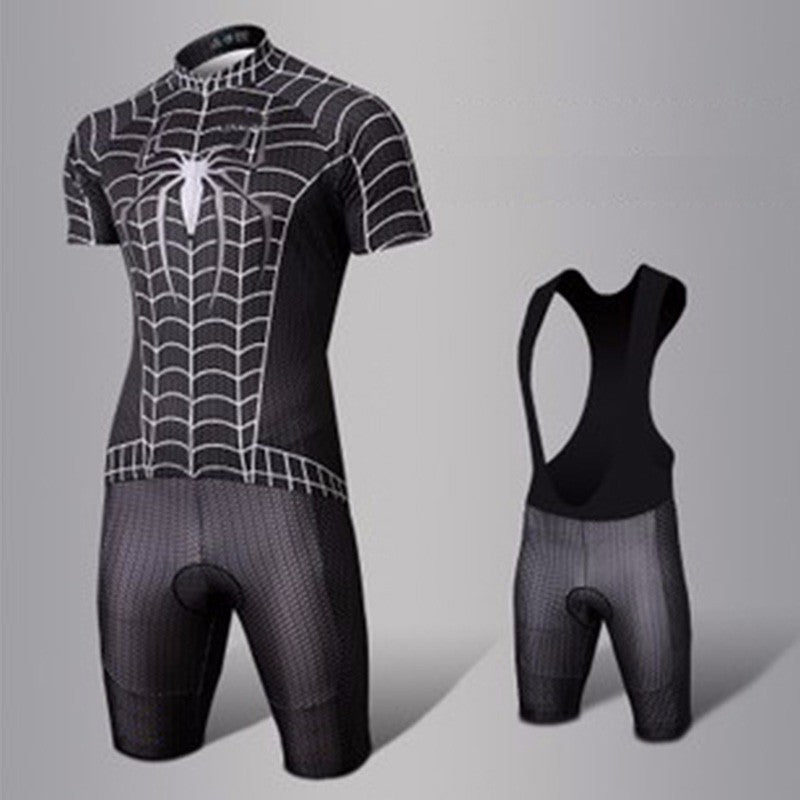 Men's Spiderman Cycling Kit (Black)