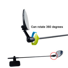 Helmet-Mounted Rear View Mirror