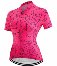 Women's Cycling Jersey (Cool Catz Pink)