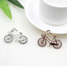 Rhinestone Bicycle Brooch (Rose Gold)