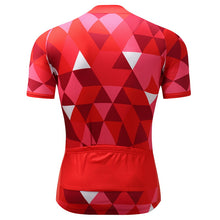 Men's Kaleidoscope Cycling Jersey (Red)