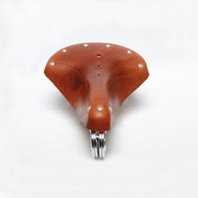 Retro 3-Spring Leather Saddle