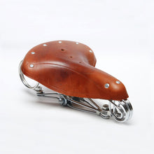 Retro 3-Spring Leather Saddle