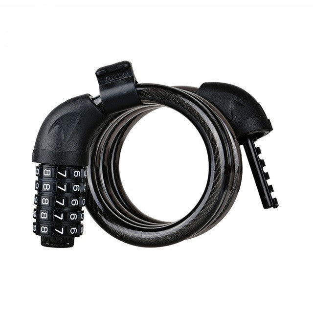 Password-Style Flex Weave Cable Lock (Black)