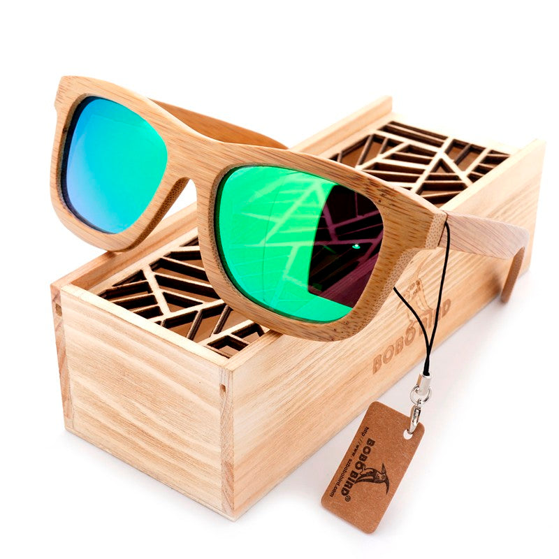 Polarized 100% Natural Bamboo Sunglasses