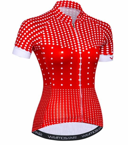 Women's Cycling Jersey (Mini Polka)