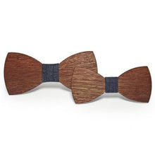 Wooden Bow Tie (Adult/Kids Combo)
