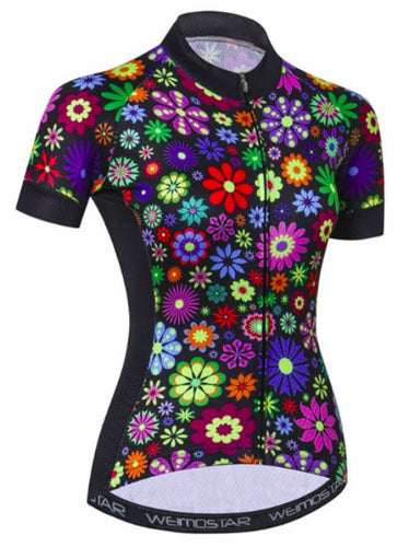Women's Cycling Jersey (Flower Power)