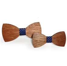 Wooden Bow Tie (Adult/Kids Combo)