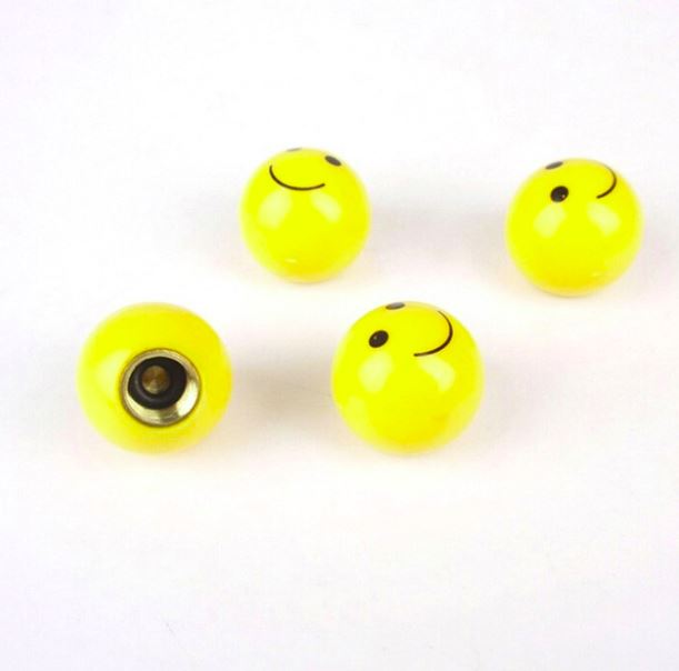 Decorative Smile Valve Caps