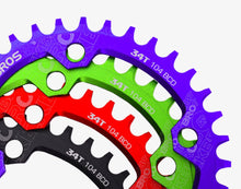 Round Colored Chain Ring 32T/34T/36T/38T