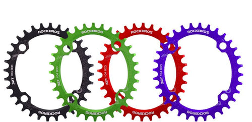 Oval Colored Chain Ring 32T/34T/36T/38T