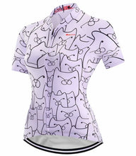Women's Cycling Jersey (Cool Catz White)