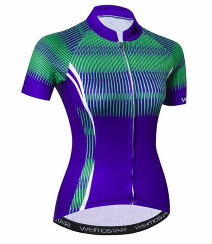 Women's Cycling Jersey (Green Disco)