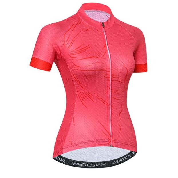 Women's Cycling Jersey (Red Petal)