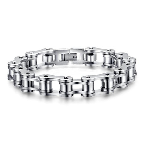 Stainless Steel Bike Chain Bracelet