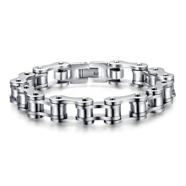 Stainless Steel Bike Chain Bracelet