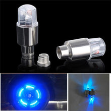 Neon Strobe Tire Valve Cap Lights