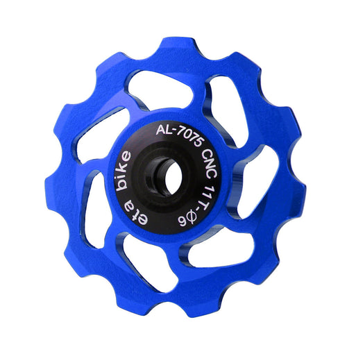 Colored 11-Tooth Aluminum Alloy Jockey Wheel