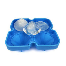 Diamond-Shaped Ice Cube Tray Silicone Easy Release