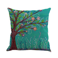 Treescape Throw Pillow Cover