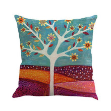 Treescape Throw Pillow Cover