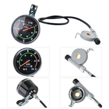 Classical Bike Stopwatch Speedometer Cycling Odometer Mechanical Bike Stop Watch Speed RPM Gauges
