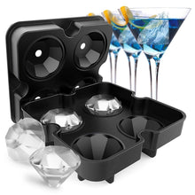 Diamond-Shaped Ice Cube Tray Silicone Easy Release