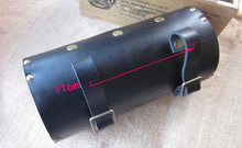 Leather Vintage Barrel-Style Saddle Bag