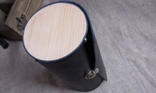 Leather Vintage Barrel-Style Saddle Bag