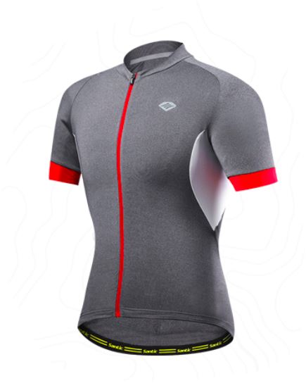 Men's Santic Pro Fit Jersey (Grey)