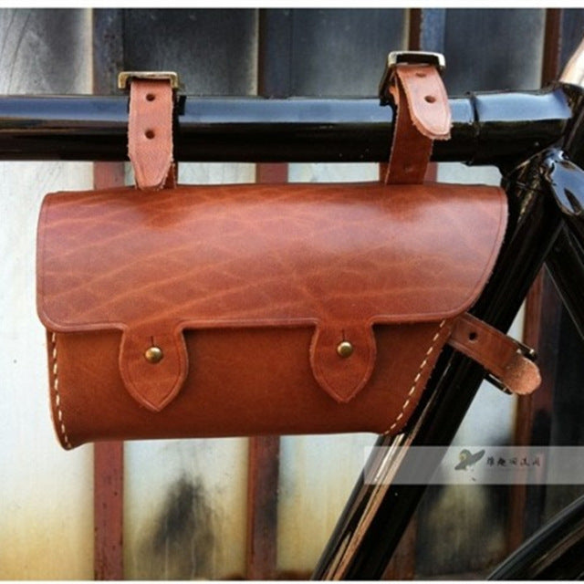 Leather Vintage Top Tube Bag