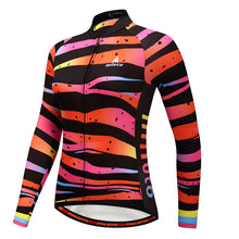 Women's Long-Sleeve Miloto Cycling Jersey (Stripes)