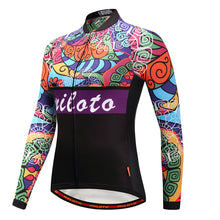 Women's Long-Sleeve Miloto Cycling Jersey (Basque)